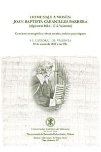 Homenaje a Mosén Joan Baptista Cabanilles Barberà